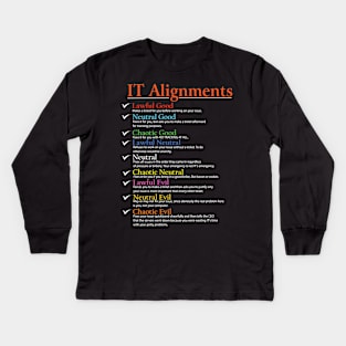 IT Alignments Kids Long Sleeve T-Shirt